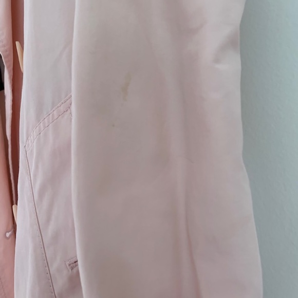 BURBERRY LONDON Belted Pale Pink Trench Coat - Picture 9 of 12